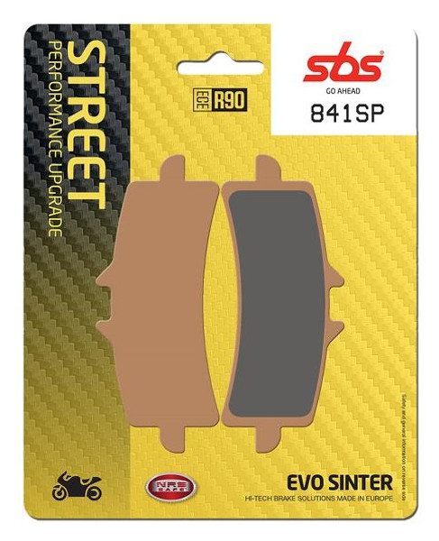 SBS EVO SP Sintered Metal Front Brake Pads (SP) Direct Replacement for Sintered OEM Pads Ducati Panigale/1098/1198/Multistrada/Aprilia RSV4