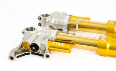 Triple clamp set for Ohlins FGR 300 Superbike Racing front fork YZF-R1 15>