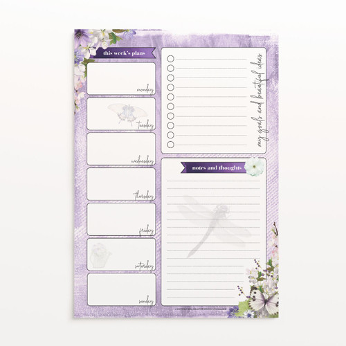 Morning Dew A4 Weekly Planner Portrait