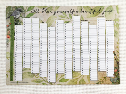 Botany Studies Wall Planner - A3