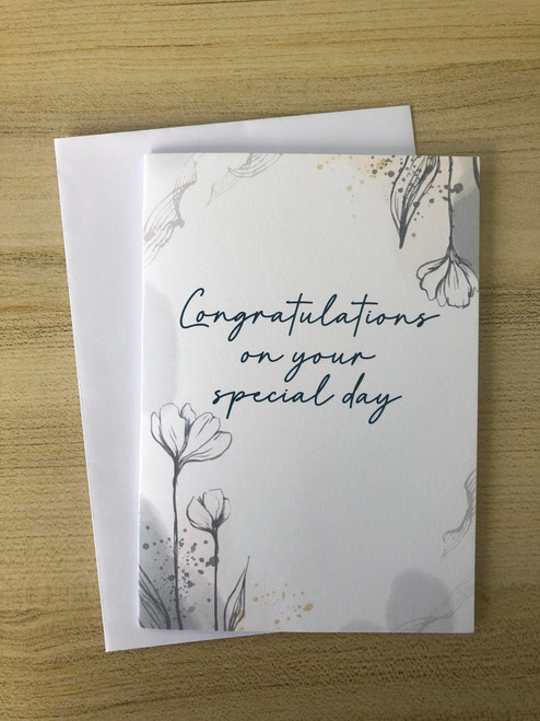 Congratulations On Your Special Day Card
