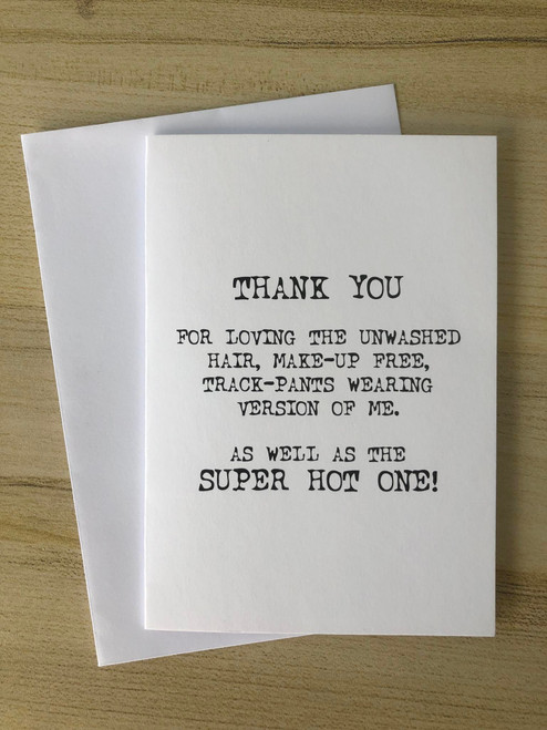 Thank You For...Card