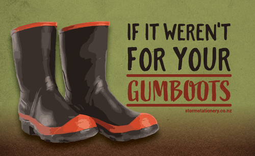 Gumboots Fridge Magnet