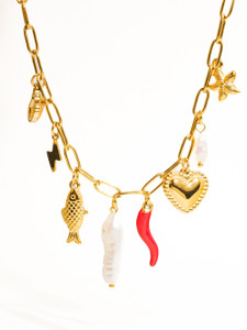Fish Charm Necklace Fish Charm Necklace