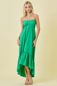 "Kylie" Halter Dress (Green) "Kylie" Halter Dress (Green)