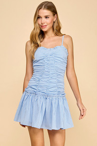 "Kit" Gingham Dress (Baby Blue) "Kit" Gingham Dress (Baby Blue)