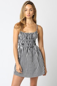 "Trixie" Striped Dress (Black/White) "Trixie" Striped Dress (Black/White)