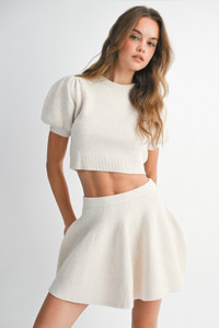 "Campbell" Sweater Set (Cream) "Campbell" Sweater Set (Cream)