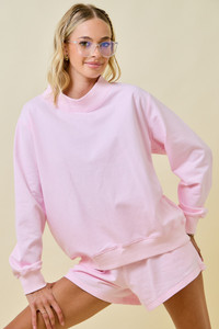 "Bennett" Mockneck Set (Baby Pink) "Bennett" Mockneck Set (Baby Pink)