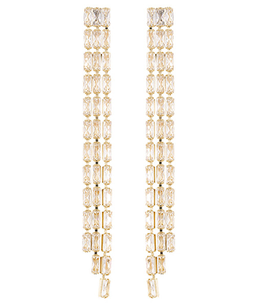 "Baguette" Drop Earring