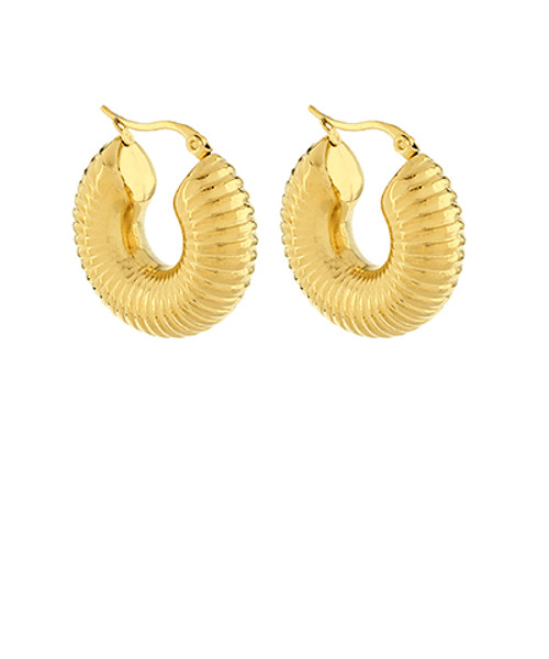 Textured Hoop Earring Textured Hoop Earring