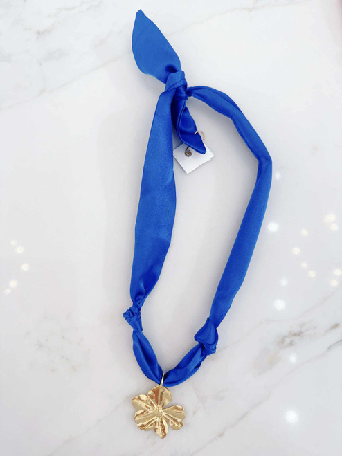 "55" Scarf Necklace