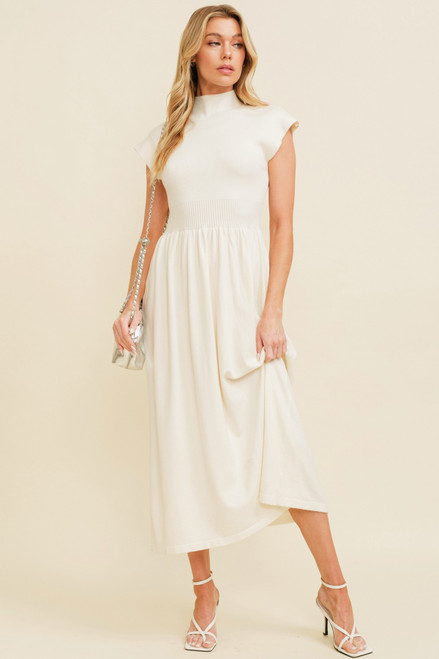 "Charleston" Maxi Dress (Cream) "Charleston" Maxi Dress (Cream)