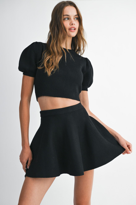 "Campbell" Sweater Set (Black) "Campbell" Sweater Set (Black)