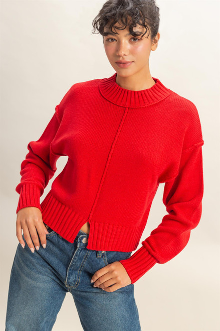 "Helen" Sweater (Red) "Helen" Sweater (Red)