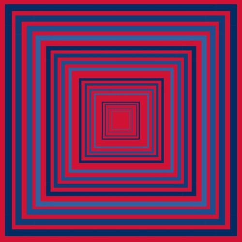 "Retro" Bandana (Red and Blue) "Retro" Bandana (Red and Blue)