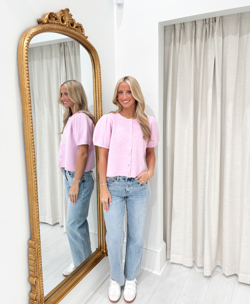 "Lawrence" Sweater (Pink)