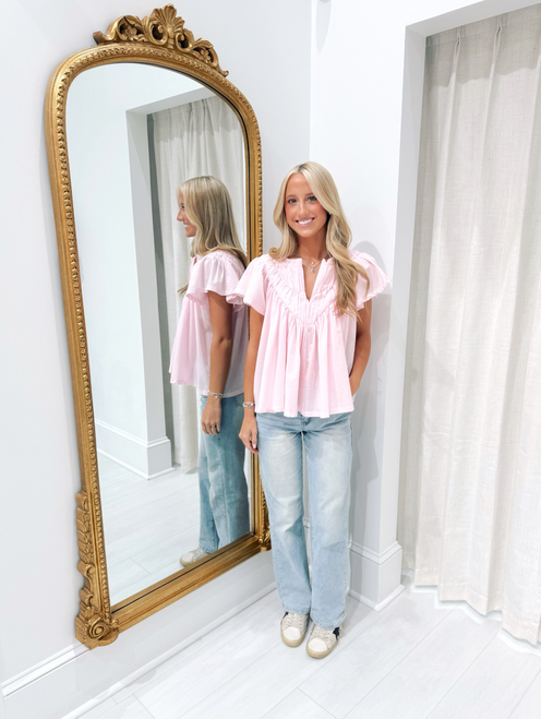 "Chloe" Top (Pink)