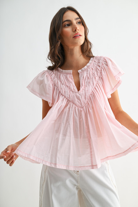 "Chloe" Top (Pink)