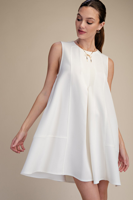 "Ronnie" Shift Dress (White)