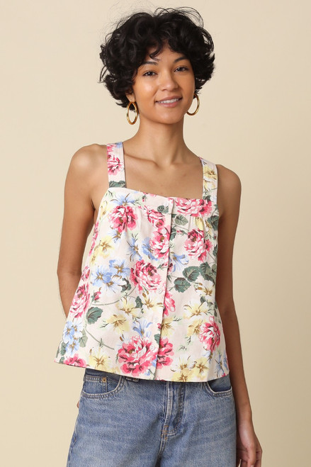 "Rose Garden" Floral Top (Mix)