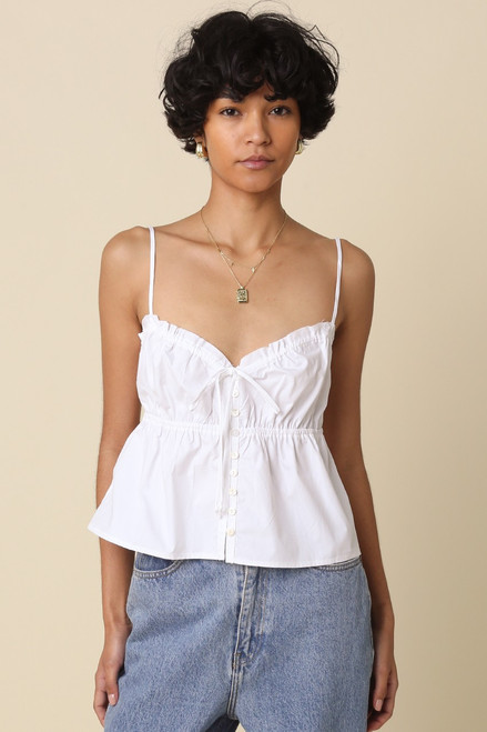 "Rosalie" Tank (White)