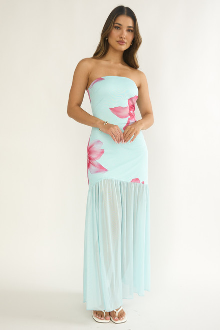 "Britt" Strapless Maxi Dress