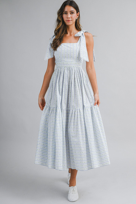 "Gabby" Midi Dress (Trellis)