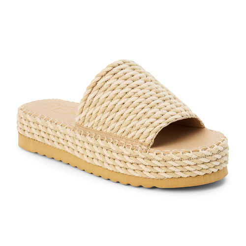 "Del Mar"  Wedged Sandal (Natural Rope)