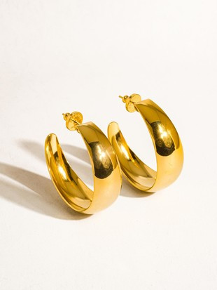 Big Classic C Hoop Earring