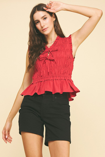 "Allison" Top (Red)
