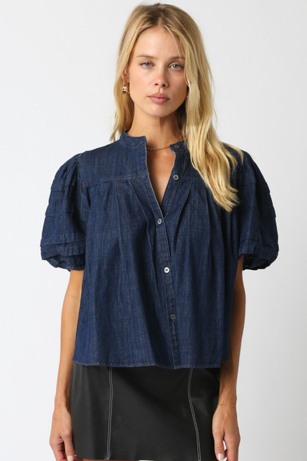 "Delilah" Denim Top