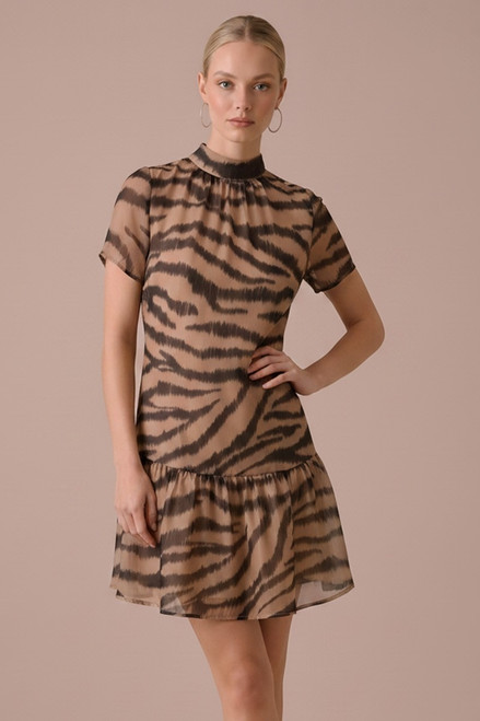 "Tiger" Organza Dress (Stripe)