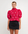 "Hannah" Heart Sweater (Fuchsia) *FINAL SALE*