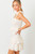 "Peyton" Smocked Ruffle Dress (Off White)