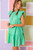 "Angie" Tiered Dress (Pistachio Green)