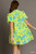 "Evie" Floral Dress (Lime Mix)