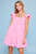 "Morgan" Smocked Dress (Pink)