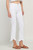 "Hattie" Cropped Flare Jean (White Denim)