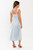"Mazie" Satin Midi Dress (Pale Blue)