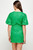 "Viola" Puff Sleeve Dress (Green)