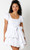 "Frances" Bubble Dress (White)