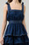 "Dolly" Tiered Mini Dress (Navy)