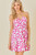 "Bailey" Printed Dress (Pink/Ivory)