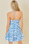 "Bailey" Printed Dress (Blue/Ivory)