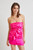 "Loren" Silky Mini Dress (Hot Pink)