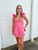 "Caroline" Dress (Hot Pink)