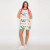 "Banana" Mini Shirt Dress (Tropical Mix)