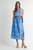 "Saylor" Linen Embroidered Set (Blue)