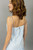 "Cassie" Embroidered Mini Dress (Baby Blue)